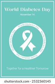 world diabetes day flyer design