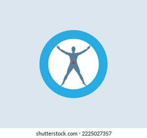 world diabetes day. Human and diabetes vector illustrator icon.