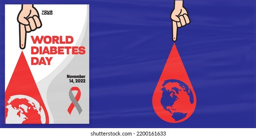 WORLD DIABETES DAY POSTER FLYERS