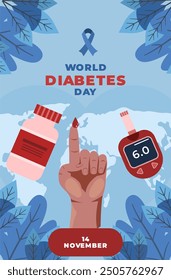 World diabetes day poster size for banner 