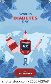 World diabetes day poster size for banner 