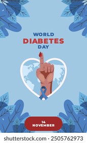 World diabetes day poster size for banner 