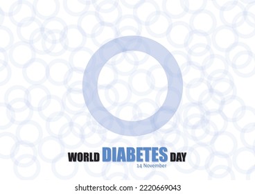 ejemplo vectorial del día mundial de la diabetes, 14 de noviembre Día Mundial de la Diabetes