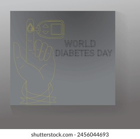 world diabetes day template. graphic design