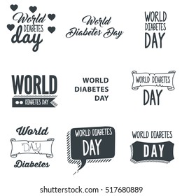 World Diabetes Day Typography Design For Campaign