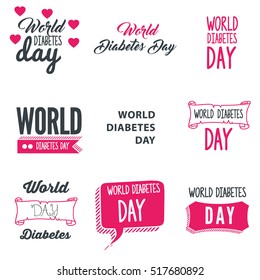 World Diabetes Day Typography Design For Campaign
