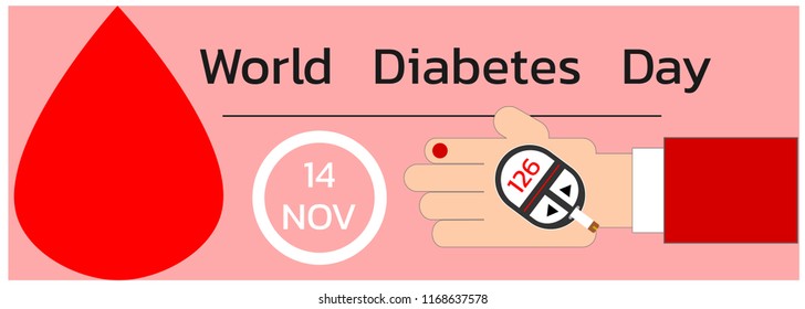 World diabetes day , vector