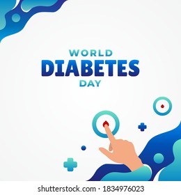 World Diabetes Day Vector Design Illustration For Banner and Background