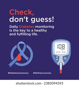 World Diabetes Day Vector Design Template