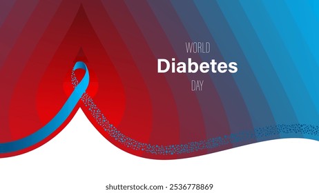 World diabetes day, vector illustration.