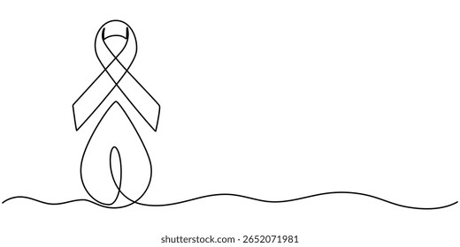 World diabetes day vector image design illustration stock illustration, Continuous one line drawing hand using glucometer for checking blood sugar level. World diabetes day concept. Single line draw