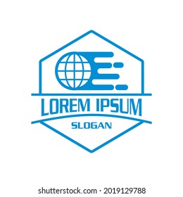 world digital logo , technology logo 