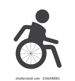 World Disability Day concept. International day of person with disabled design with symbolical icons Vector illustration