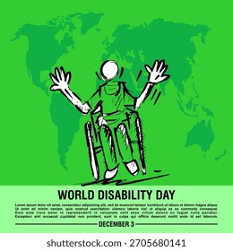 Día Mundial de la Discapacidad, 3 de diciembre, Vector de carteles