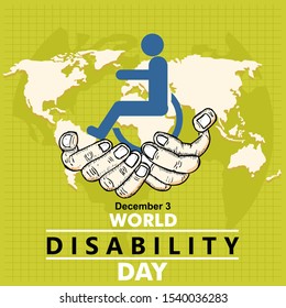 World Disability Day, poster and banner