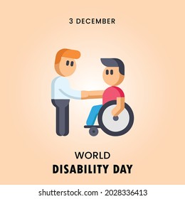 World Disability Day, Vector illustration design.