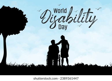 World Disabled Day. vector.December 3