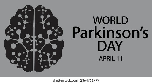 World Parkinson’s Disease Day. April 11. Holiday concept. Template for background, banner, card, poster with text inscription