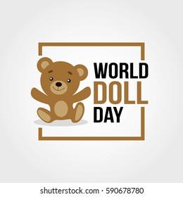 World Doll Day  Vector Illustration. Suitable for greeting Card, poster and banner,