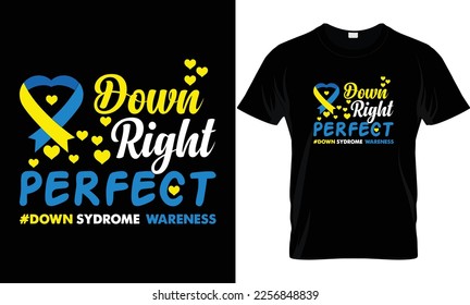 World Down Syndrome Day 21st March illustrations for print-ready T-Shirts design.