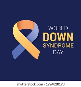World Down Syndrome Day. Down syndrome awareness.