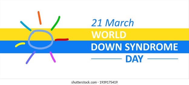 World Down Syndrome Day background