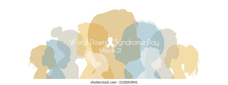 World Down Syndrome Day banner.	