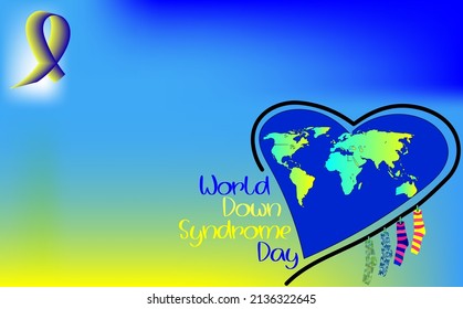 World Down Syndrome Day Banner Background Wallpaper