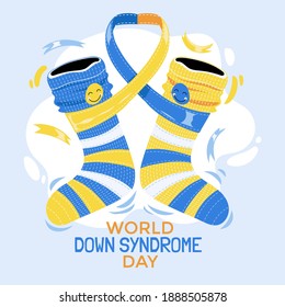 World Down Syndrome Day Concept Vector Illustration