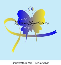 world down syndrome day concept. illustration vector