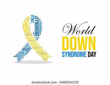 World down syndrome day design