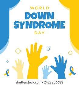 world down syndrome day design illustration