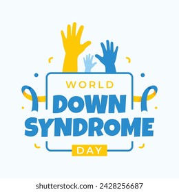 world down syndrome day design illustration