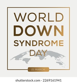 Día Mundial del Síndrome de Down, celebrado el 21 de marzo.