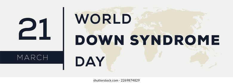 World Down Syndrome Day, veranstaltet am 21. März.