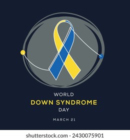 World Down Syndrome Day, held on 21 March.