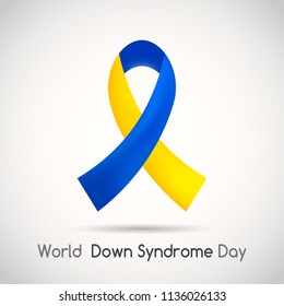 World Down Syndrome Day. icon. vector illustration isolated on white background