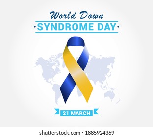 World down syndrome day illustration vector