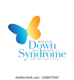 World Down Syndrome Day illustrator template