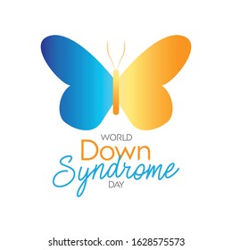 World Down Syndrome Day illustrator template
