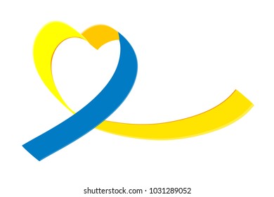 World Down Syndrome Day. Isolated on white background. Vector illustration
