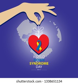World Down Syndrome Day. March 21	