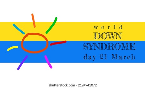 World Down Syndrome Day - poster, card  