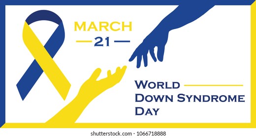 World Down Syndrome Day vector illustration