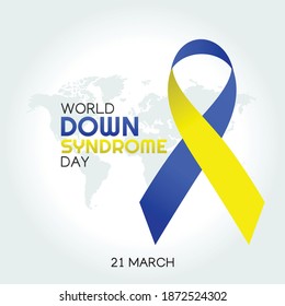 World Down Syndrome Day Vector Illustration. Suitable for greeting card poster and banner.	