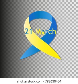 World Down Syndrome Day. Vector