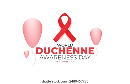 World Duchenne awareness day. background, banner, card, poster, template. Vector illustration.