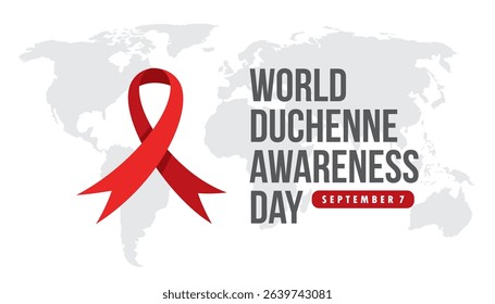 world duchenne awareness day vector concept design