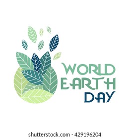 World Earth day campaign poster