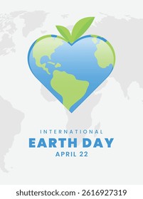 World earth day concept background vector. Save the earth, Eco friendly illustration
